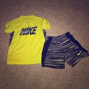 Toddler Nike short set